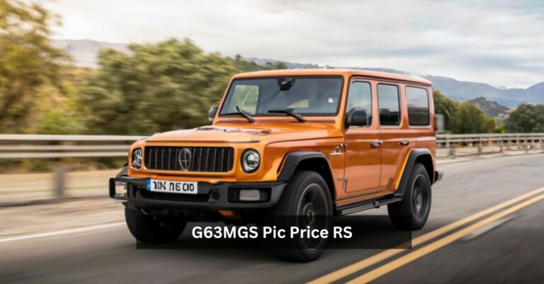 G63MGS Pic Price RS – Unveiling the Details of a Luxury Investment