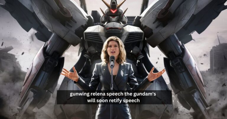 Gunwing Relena Speech the Gundam’s Will Soon Retify Speech-explore