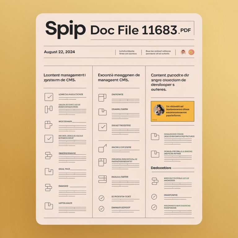 SPIP Doc File 11683.pdf – Comprehensive Guide