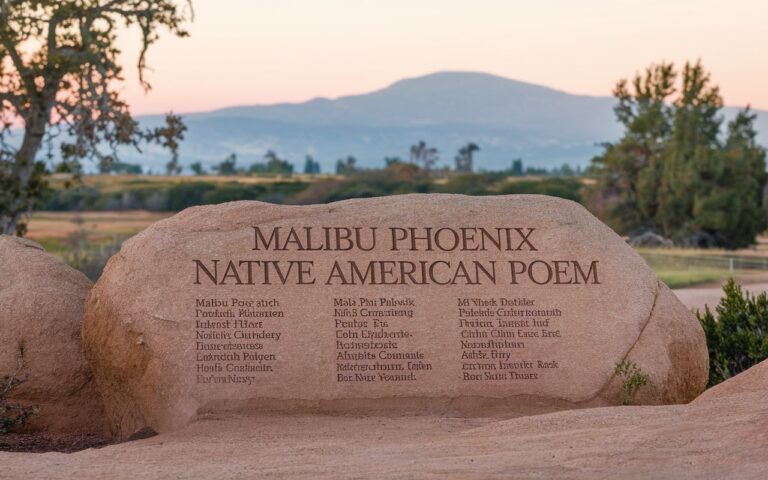 Malibu Phoenix Native American Poem – Symbolism, Culture, and Rebirth