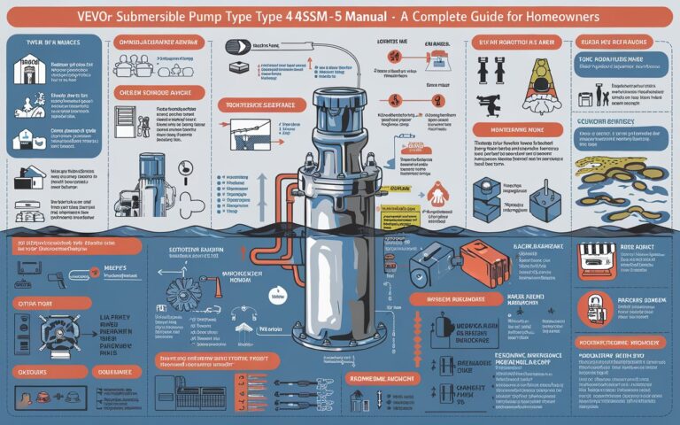 Vevor Submersible Pump Type 4SSM5/6-1 Pump Manual – A Complete Guide for Homeowners